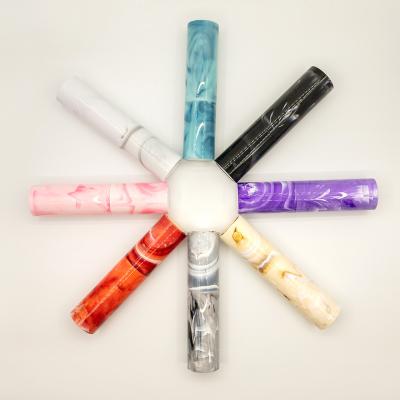 China 8ml 10ml 20ml Mini Plastic Customize Environmental Marble Empty Cosmetic Empty Perfume Atomizer Bottles for sale