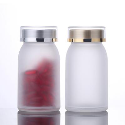 China 100ml Medicine Supplement Capsule Pill Medicine Bottle Storage Medicine Bottle Plastic Matte Bottle for sale