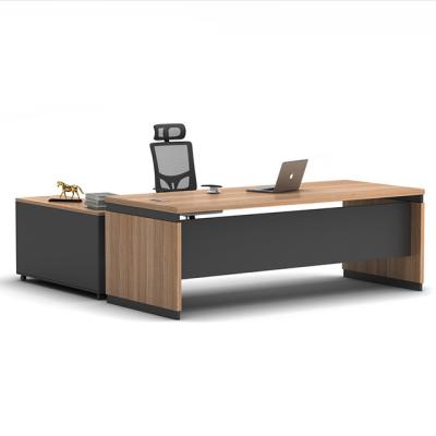 China Rectangular Wood Boss Office Furniture China Table Ce0 Desk Table Factory Supply Expandable Large Space for sale