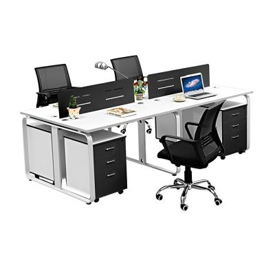 China Cheap Modern Office Computer Desk Workstation Price Commercial Office Cabinet Furniture With High Quality for sale