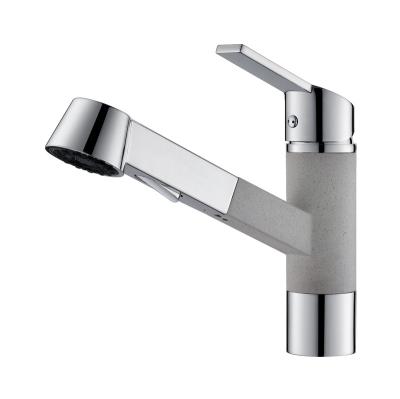 China Pull Out Spray Style Pull Out Kitchen Faucet APS248-OC Kaiping Factory Direct High Quality European Single Lever Handle Kitchen Faucet for sale