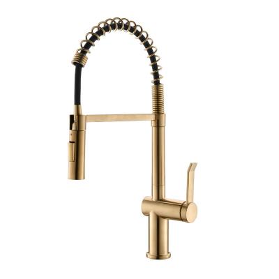 China Factory direct supply other best selling gold luxury mixer pull down kitchen faucet faucets for sale