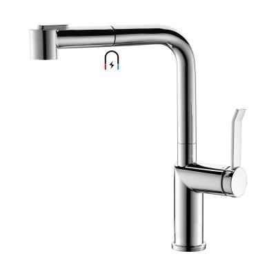 China Pull Out Cost Effective High Touch Waterfall Kitchen Faucets Bathtub for sale