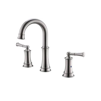 China Pull Out Spray Bathroom Faucet 2022 Sink Basin Faucets Brushed Stainless Steel Bathroom Sink Faucet for sale