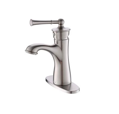 China Pull Out Silver Spray UPC Single Handle Bathroom Basin Mixer Tap Basin Faucet for sale