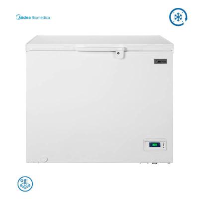 China MD-25W368 350L congelador de pecho -25c Midea Laboratorio Biomédico Hospital Farmacéutico Vacuna médica congelador en venta