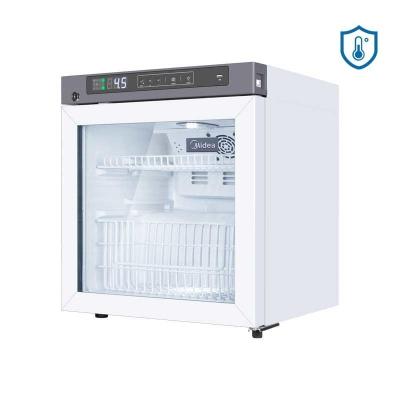 中国 384 Load Capacity Midea Portable High Safe Pharmaceutical Fridge with Single Glass Door 販売のため