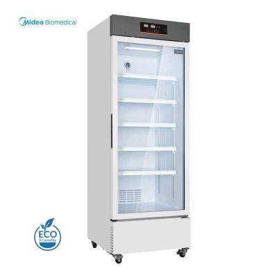 China MC-5L316 Volumen de almacenamiento de refrigerador Puerto USB Puerta de cristal Refrigerador médico para laboratorio Midea en venta