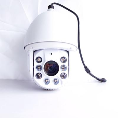 China NIGHT VISION ABS White Waterproof/Waterproof Poe Waterproof Night Vision IP Speed ​​Dome Outdoor Ptz Camera for sale