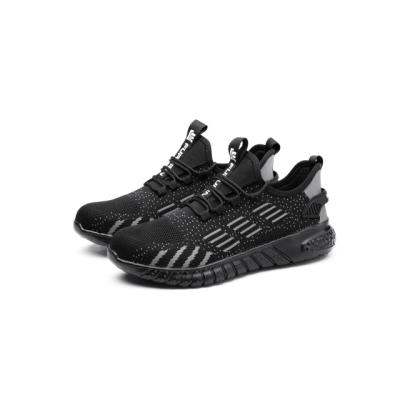 China Anti-Static Factory directly approved fashionable steel head men's breathable sports shoes to protect sports work light safety shoes for sale