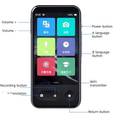 China 4g T7 Smart Translator Online Offline Instant Translate 138 Languages ​​Support Photo Translation Connect to WiFi 4G Hotpot for sale