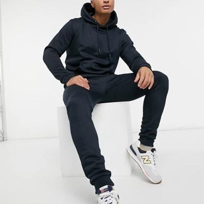 China Wholesale Cheap Price Breathable Heavy Cotton Men's Breathable Tracksuit Custom Simple Sweat Suit Tracksuit for sale