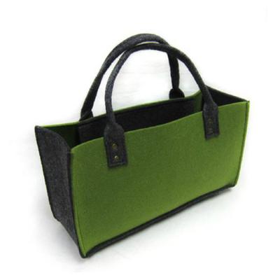 China 2019 high quality hot trending products women bags felt shoulder bag packaging felt handbag felt shopping bag for sale