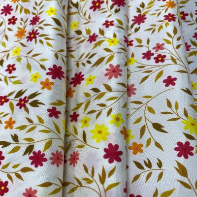 China Organic Chinese Floral High End Twill Silk Mulberry Silk Fabric Stretch Charmeuse Silk Blended Face Textile For Ladies Wearing for sale