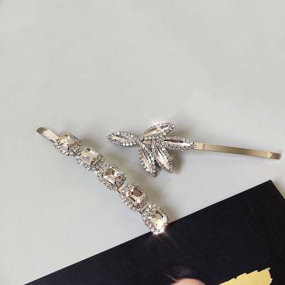 China Girls Bling Crystal Hair Clips Fashion Hair Clip Women Accessories for sale