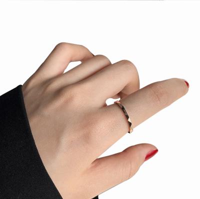 China Simple FASHION Women Love Stainless Steel Ring Trendy Jewelry Ring for sale