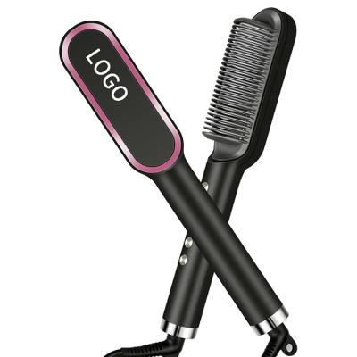 China Car Negative Ion Hair Straightener Doesn't Wound Hair Straightening Curly Hair Electric Heating Straightening Comb for sale