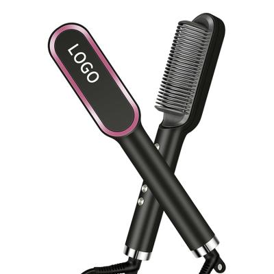 China Car Do Not Injury Hair Straightening Curly Hair Electric Heating Straightening Comb Negative Ion Hair Straightener for sale