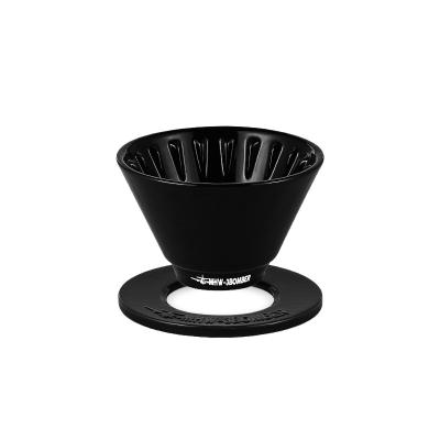 China High Quality Modern Hot Selling Three Hole Amazon People Ceramic Dripper V60 Coffee Dripper Holder Reusable Coffee Filter Tools 155 1-2 for sale