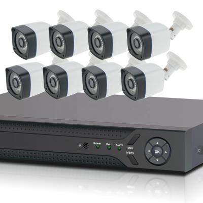 China Support DHCP/PPPOE/DNS/DDNS/NTP/RTSP/IP RT Management DVR&Camera Set 8 x HD Camera 1080N DVR Megapixel CMOS Low Sensor Illumination For Outdoor / Indoor Security Camera System for sale