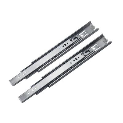 China 3 Fold 3 Fold Channel JINRUDA 45mm Telescopic Drawer Slide For Cupboard Cabinet Door Fitting Hardware for sale