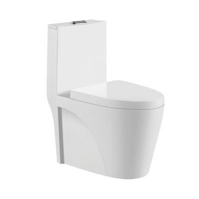 China Best Brand Bathroom Floor Double-flush Toilets Running One Piece Ceramic Toilet for sale