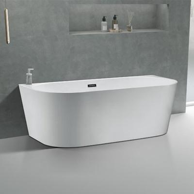 China 1500mm Free Standing Bathroom Bathtub Corner Bathtub With Overflow for sale