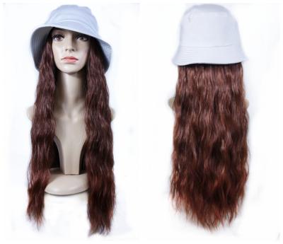 China Fashion straight hat with stylish, synthetic hair for female for sale