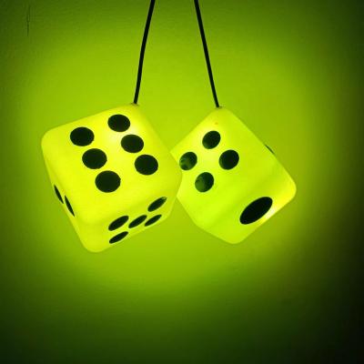 China Car.office Waterproof LED Die Set Plastic Hanging Cube 80mm Best Big LED Cube Die Cut Lights for sale