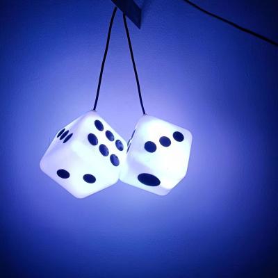 China Cyberpunk car led hanging dies acrylic dies set with suction cups for auto or home or shop window for sale