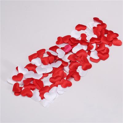 China Wedding Decoration Press Sponge Piece Wedding Decoration 5CM Peach Heart Hot Selling Three-Dimensional Love Sprinkles Petal Heart Shaped Paper Scraps for sale