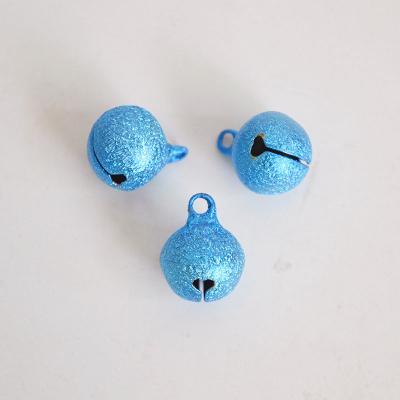 China Decorate to Decorate Best Selling 14MM Bangle Frosted Christmas Decoration Bell Opener Christmas Tree Bell Opener Bent Copper Bell Metal Opener for sale