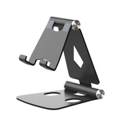 China Universal Adjustable Aluminum Solid Stand Mobile Phone Holder Desktop Desk Stand For All Mobile Smart Phone Tablet for sale