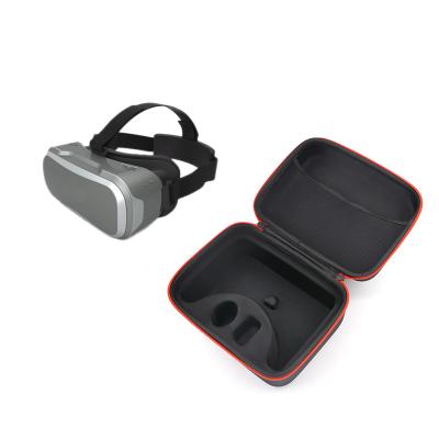 China Waterproof EVA Glass Storage Bag Carry Case Rubber Handle Portable VR Glass EVA Foam Insert Fits VR for sale