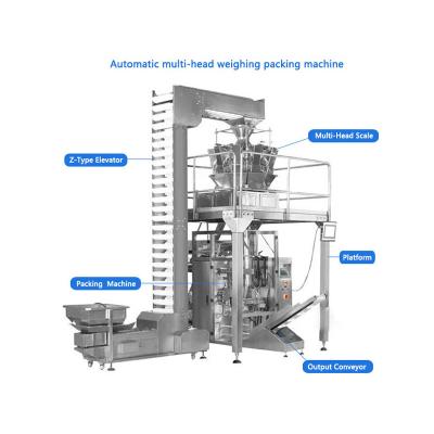 China Automatic chips bag packing machine for chips measuring and filling plantain chips packaging machine en venta