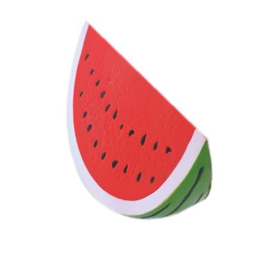 China PU Watermelon Stress Reliever Sticky Sticky Person Toy with Stress Ball for sale