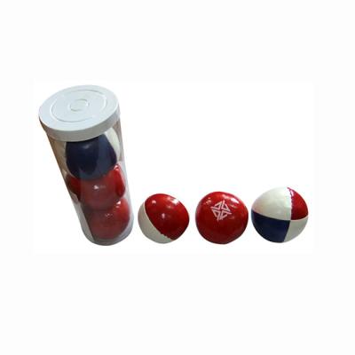 China Toy Toy Logo Printed Promotional Kick Ball Set 6.3cm Stuffed Ball Juggling Set for sale