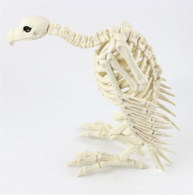 China Lifelike PP Spoof Props Vulture Skeleton For Halloween Skeleton Decoration for sale