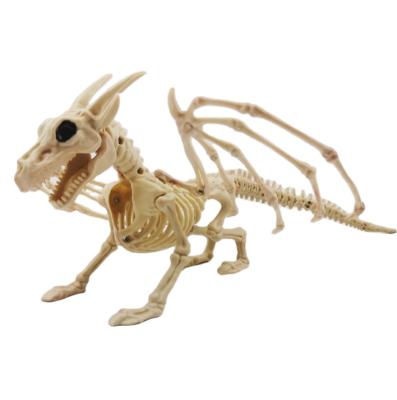 China PP Halloween Haunted House Props Simulation Dragon Skeleton Moving Flight for sale