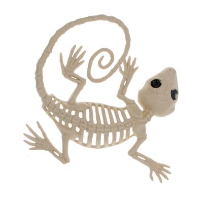 China Cheap Crawling Gecko PP Party Decoration Skeleton Halloween Skeleton Props for sale