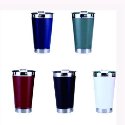 China Sustainable Ice Coffee Beer Cup Tumbler Integrated With Beer Opener for sale