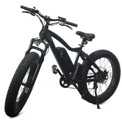 China Hot Sale 500w/1000w Aluminum Alloy Fat Frame Mountain Bikes Tire 26 Inch Electric Bicycle Ebike for sale