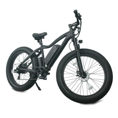 China Fat Tire Aluminum Alloy 48v 500w/1000w Full Suspension 26inch Electric Mountain Bike E-Bike With Li-ion Battery for sale