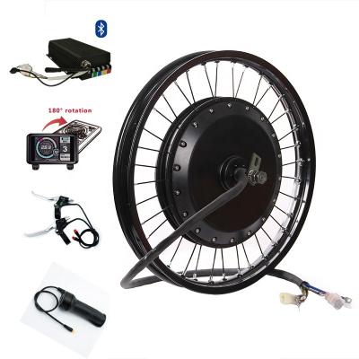 China Super power ebike hub motor kit 72v 8000w brushless electric bicycle kit with 150A Sabvoton 700c controller 16