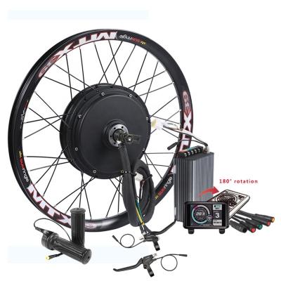 China DIY Electric Bicycle Electric Bike 72v 3000w 5000w 8000w hub motor brushless ebike conversion kit with LCD display for sale