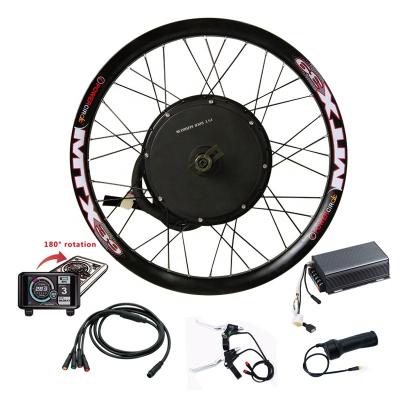 China High Power Ebike 72v 5000 Watt Electric Bike Kit Electric Bicycle Hub Motor Conversion Kit With Sabvoton Controller Motor: 17