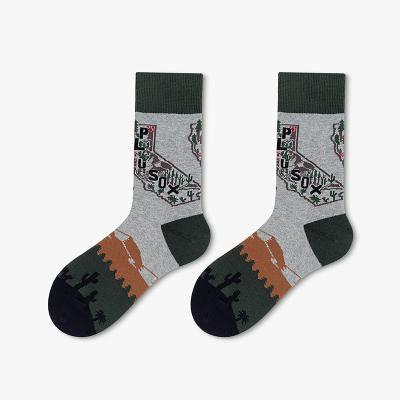 China Fashion Sporty High Quality New Trend Socks Casual Socks For Woman Pure Cotton Breathable Customized Scok For Men And Women for sale