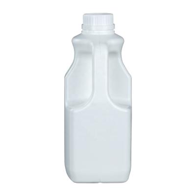 China Leak Proof Wholesale HDPE 2l Reusable Cute Beverage Clear Plastic Boxes With Lids Plastic Milk Box for sale