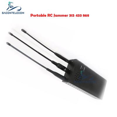 Cina 10 watt dell'automobile del segnale di antenna a distanza dell'emittente di disturbo 8000mAh RC315 RC433 RC868 Omni in vendita