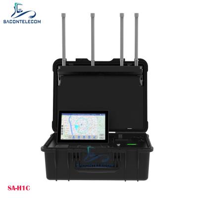 China Detector de drones UAV portátil DJI FPVs WiFi Detección de drones DIY Hasta 10 km de distancia en venta